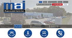Desktop Screenshot of maplewoodautoinc.com
