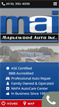 Mobile Screenshot of maplewoodautoinc.com